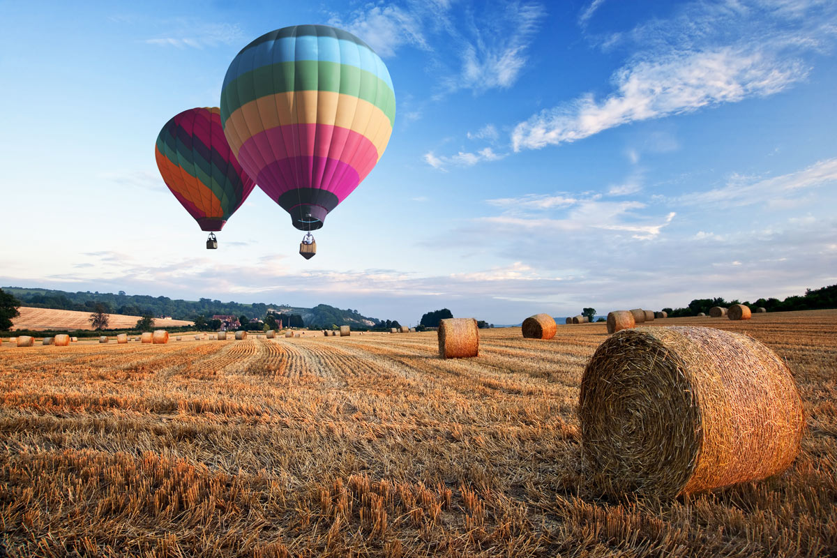 hot air balloons