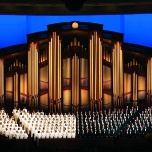 Mormon Tabernacle Choir in the Conference Center in Salt Lake City.